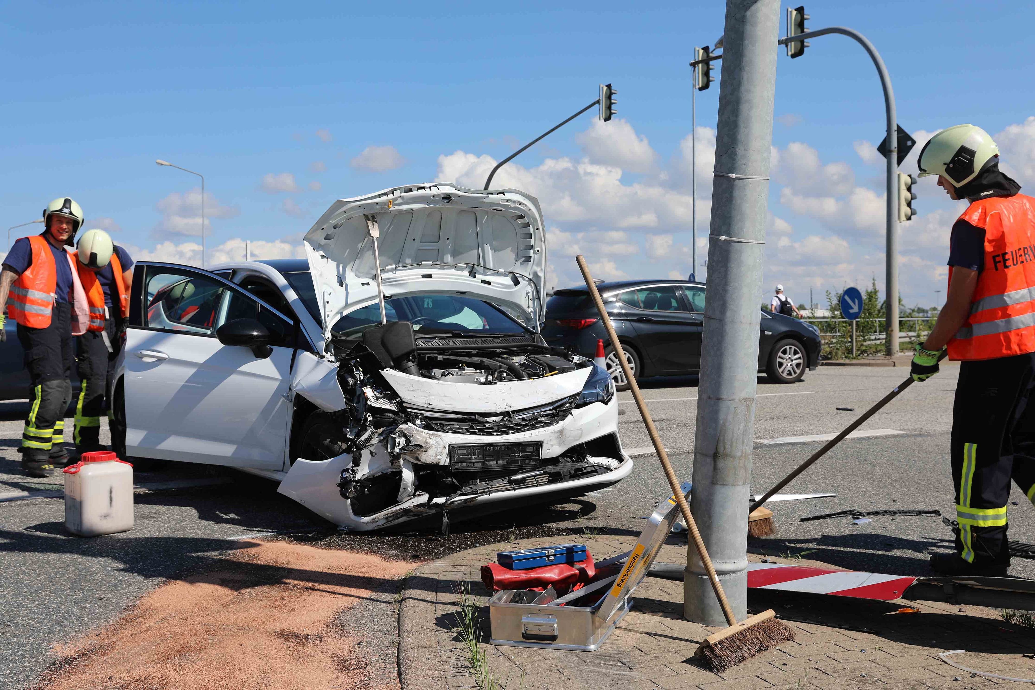 Verkehrschaos nach schwerem Unfall in Rostock