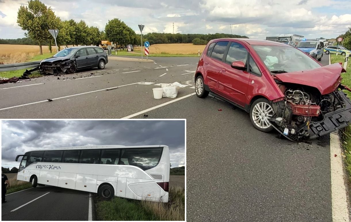 Drei Verletzte Nach Unfall Bei Neubrandenburg – Bus Blockiert Straße