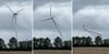 Video: Windrad in Mecklenburg-Vorpommern knickt bei starkem Wind ein.