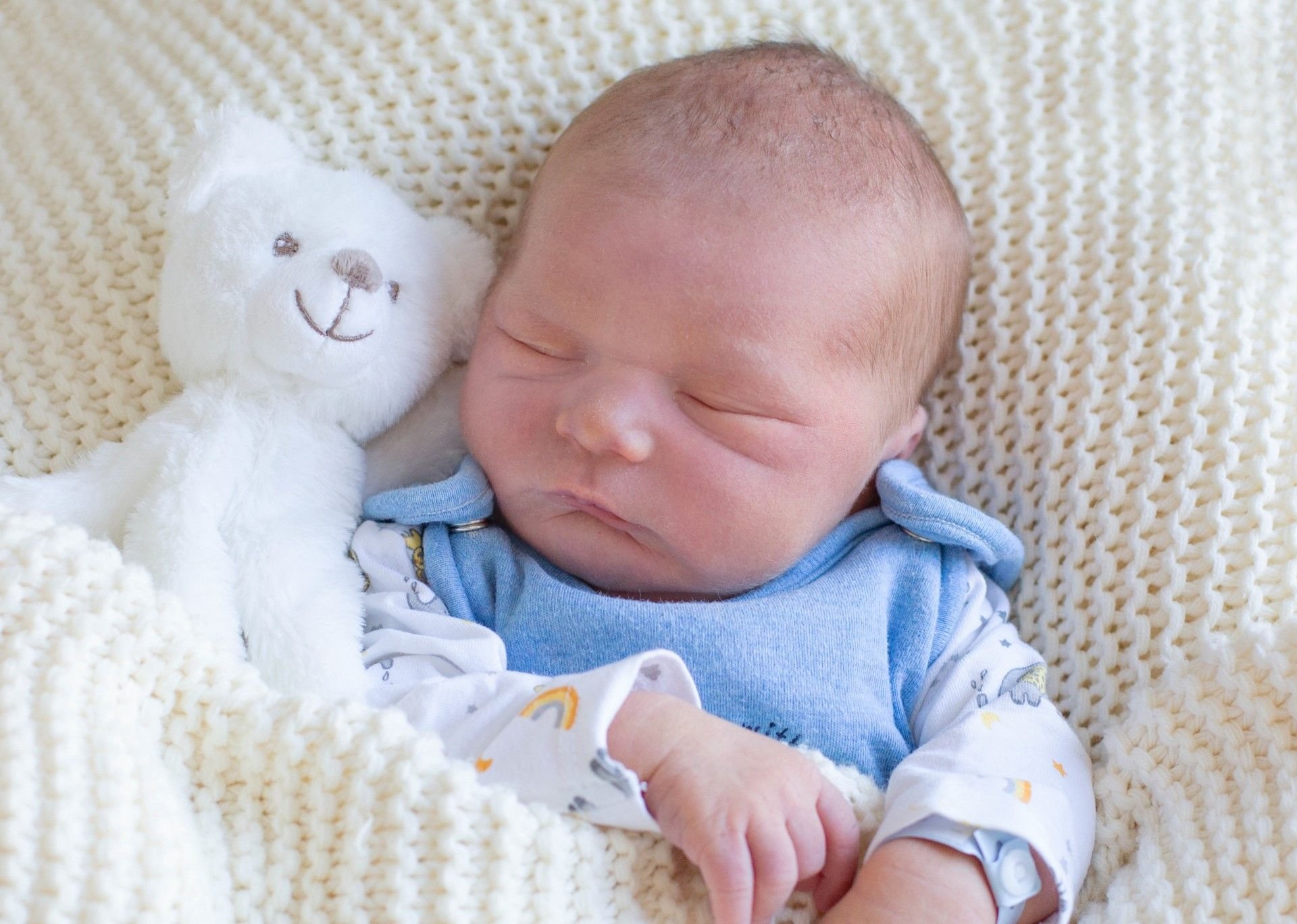 Drei niedliche AugustBabys stellen sich vor