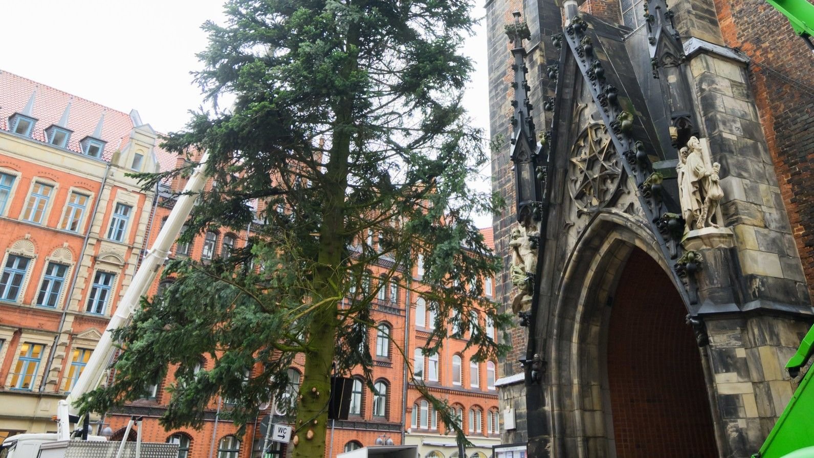 Ist das der hässlichste Weihnachtsbaum Deutschlands?