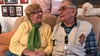 Lucie und Friedrich Meinel, die seit 70 Jahren verheiratet sind, hätten gern die Mühlenweihnacht in Lübs besucht, sind aber nicht mehr so gut zu Fuß.&nbsp;