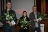 Burkhard Rüsing, Cordula Schmidt und Uwe Anders haben den Preis stellvertretend für die Interessengemeinschaft Klatzow entgegen genommen.
