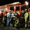 Feuerwehreinsatz mit Weihnachtsmann und Grinch