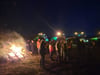 Bauern sperren Straße und Stadt in Vorpommern und mahnen mit Feuer
