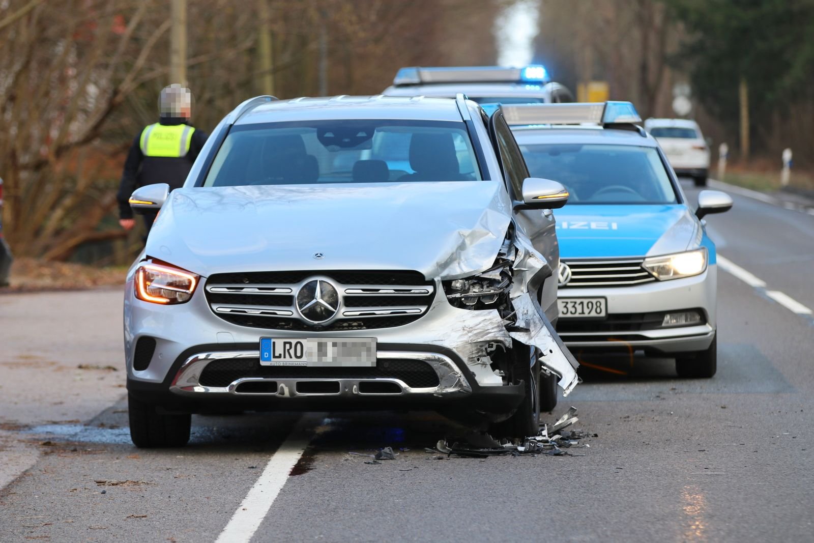 Unfall Auf Bundesstraße Vor Usedom Sorgt Für Behinderungen