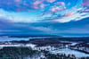 Spektakuläre Luftaufnahmen wie diese Winterlandschaft gehören zu dem Portfolio von André Klevenow.