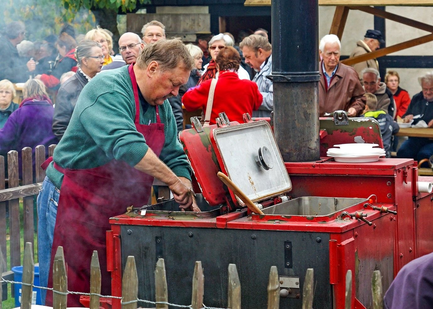 Wieder Leckeres beim Schlachtefest im Agroneum