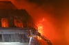 Großbrand in Valencia zerstört Wohnhaus