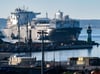 Laut und schmutzig: LNG-Tanker wirbelt auf Rügen mächtig Staub auf