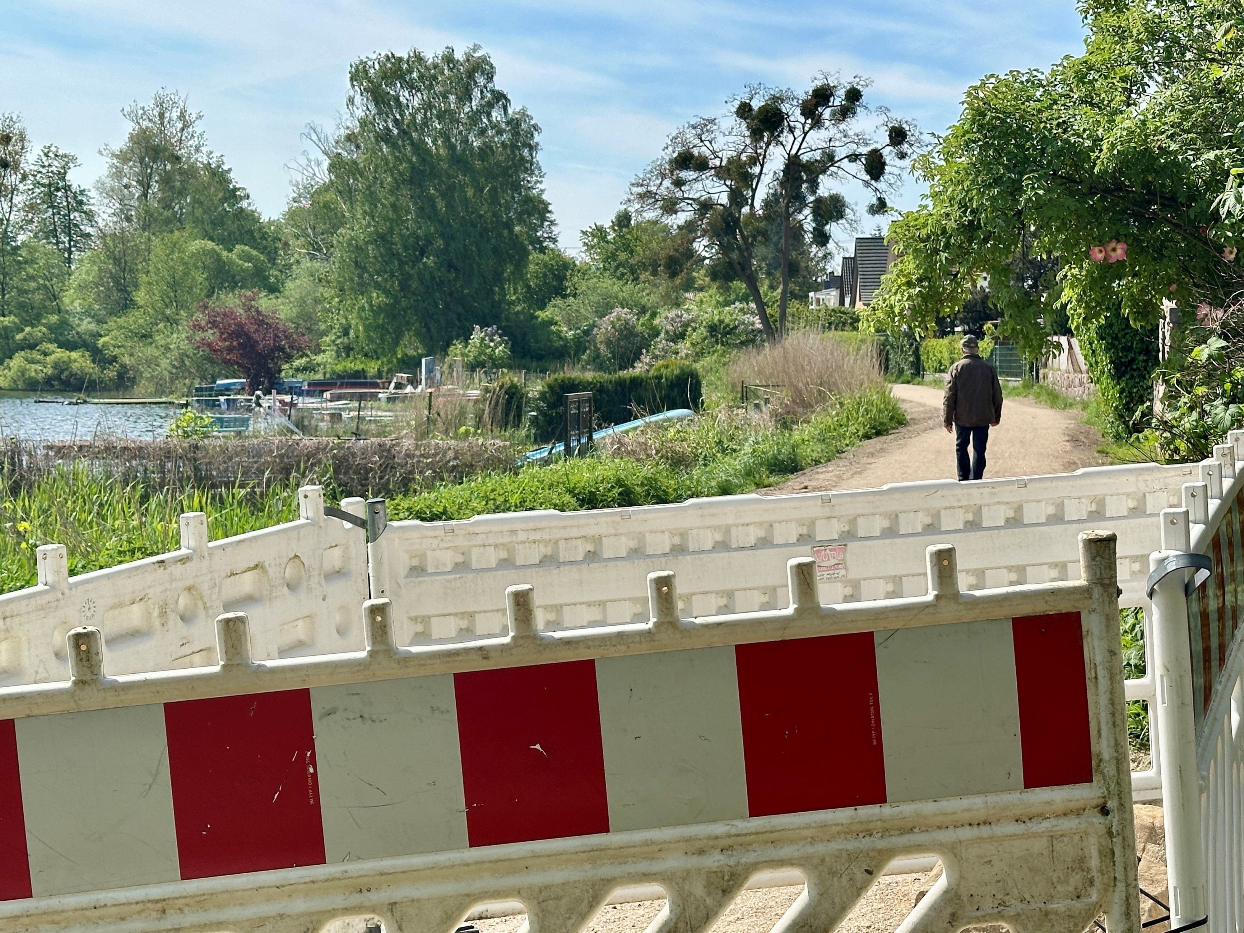 Teilstück vom Weg am Tiefwarensee fertig