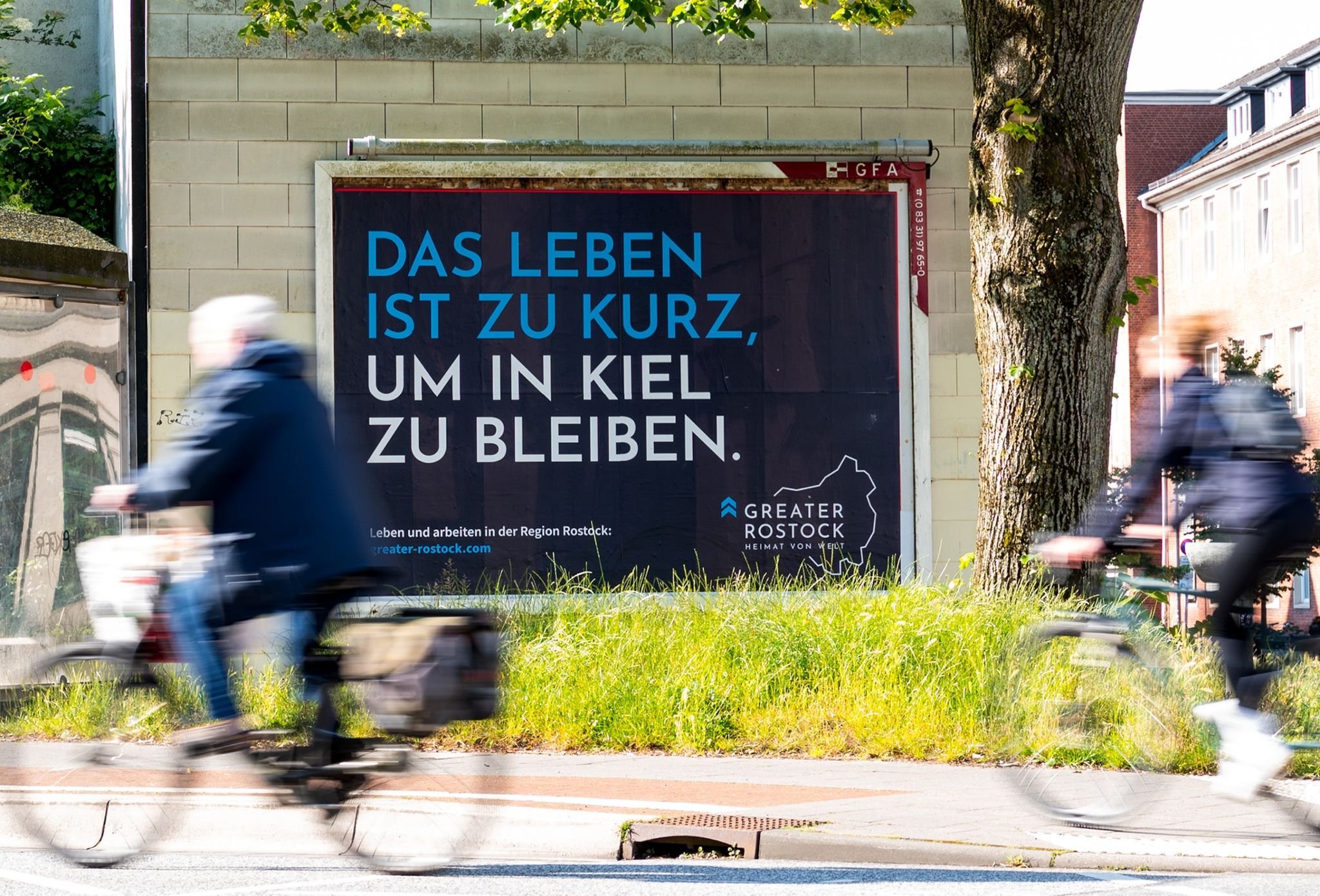 Stadt Rostock wirbt mit provokanten Sprüchen für die Ostseeküste