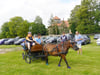 Anyone who wanted to could take a ride in this small carriage. This offer was particularly popular with families with children.                                