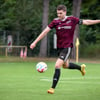 Lucca Brünning scores after an outstanding solo for PSV Rostock