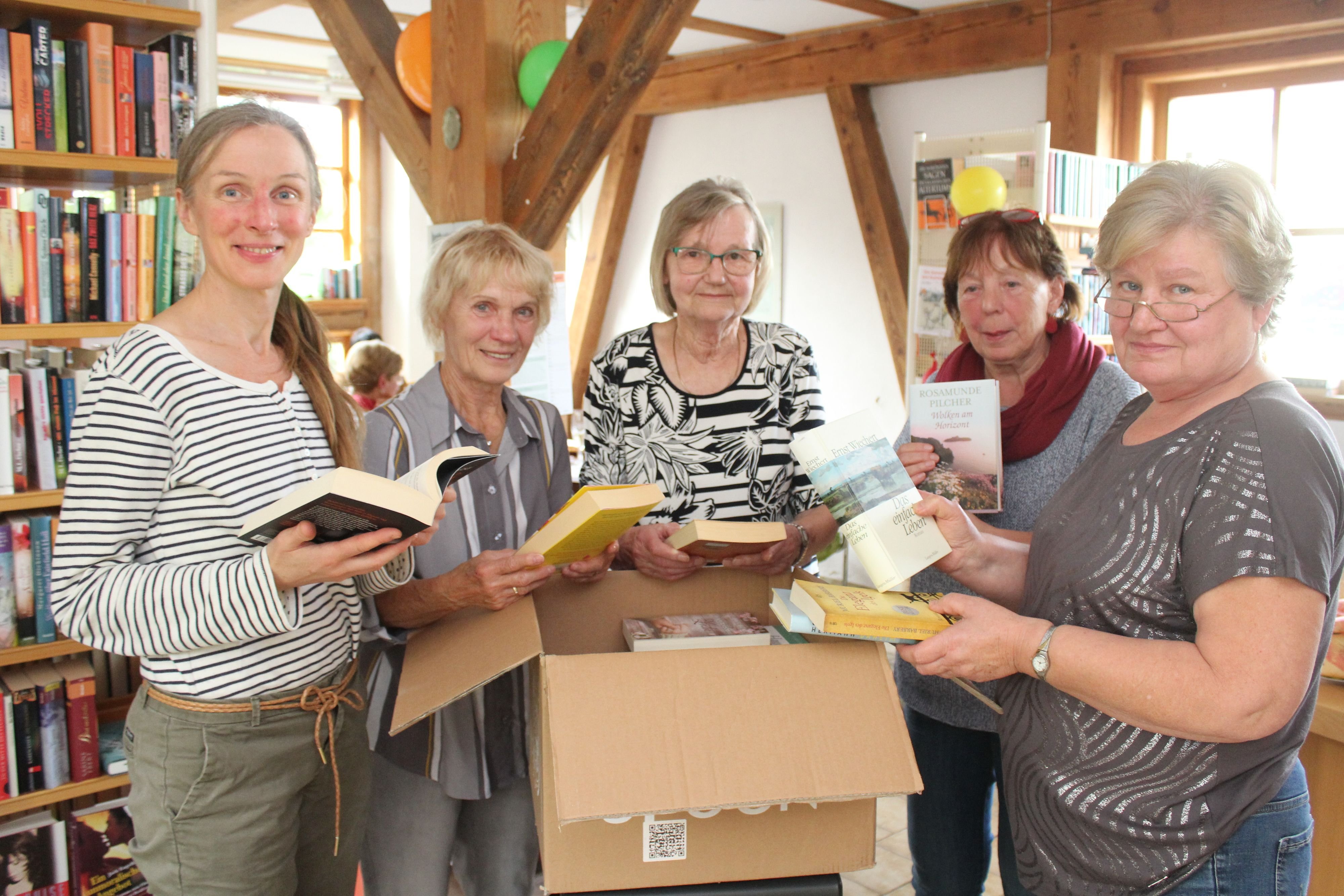 Seltenes Glück - in dieser Gemeinde gibt es noch eine Bibliothek