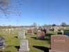 The cemetery in Wallmow/New York with the graves of the emigrants from the Uckermark