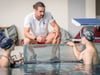 Schwimmhalle Neptun ist fast in den Händen der Flossenschwimmer