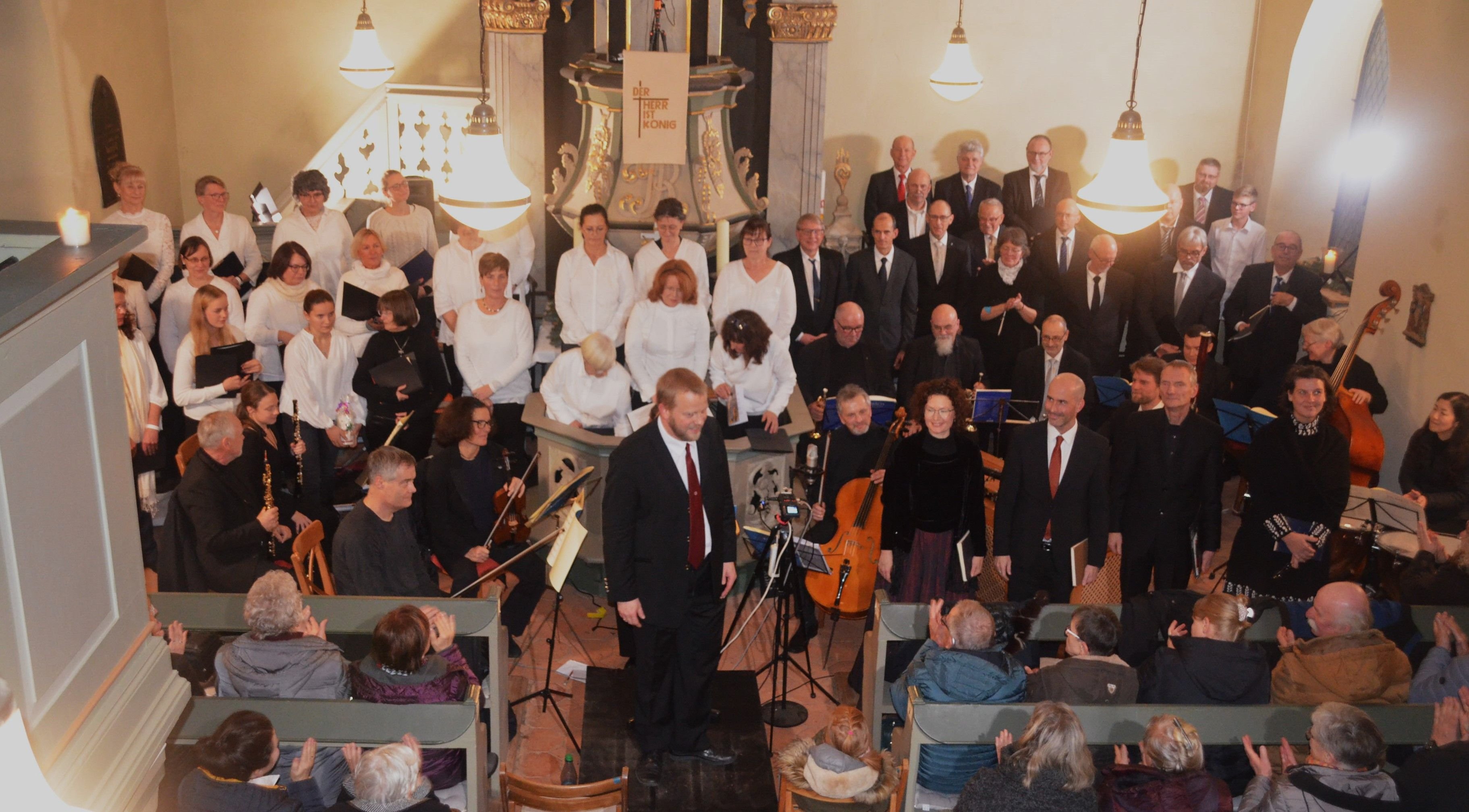 Conducting doctor brings large baroque works to small village church