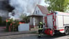 Vergebliche Rettungsversuche: Gegen dieses Feuer hatten die Hausbewohner keine Chance