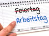 Feiertag auf einem Sonntag: Kommt jetzt die amerikanische Regelung?