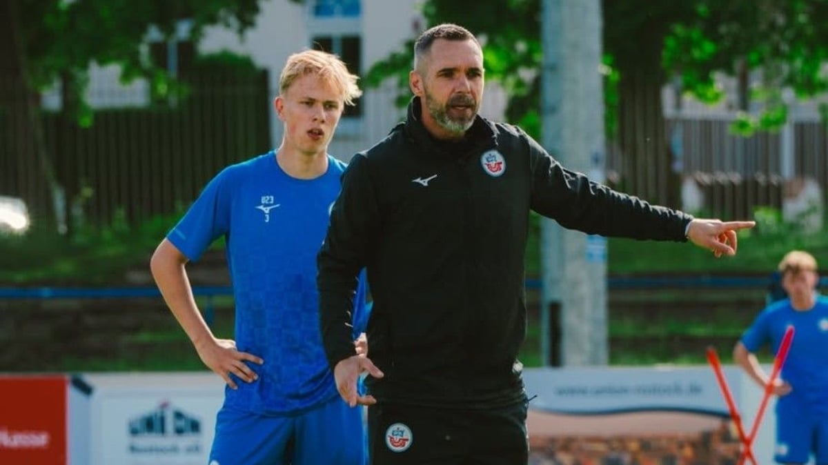 Bei Hansa Rostocks U23 ist der neue Trainer der Star