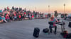 Morgenkonzert mit Thomas Putensen auf der Seebrücke in Koserow.